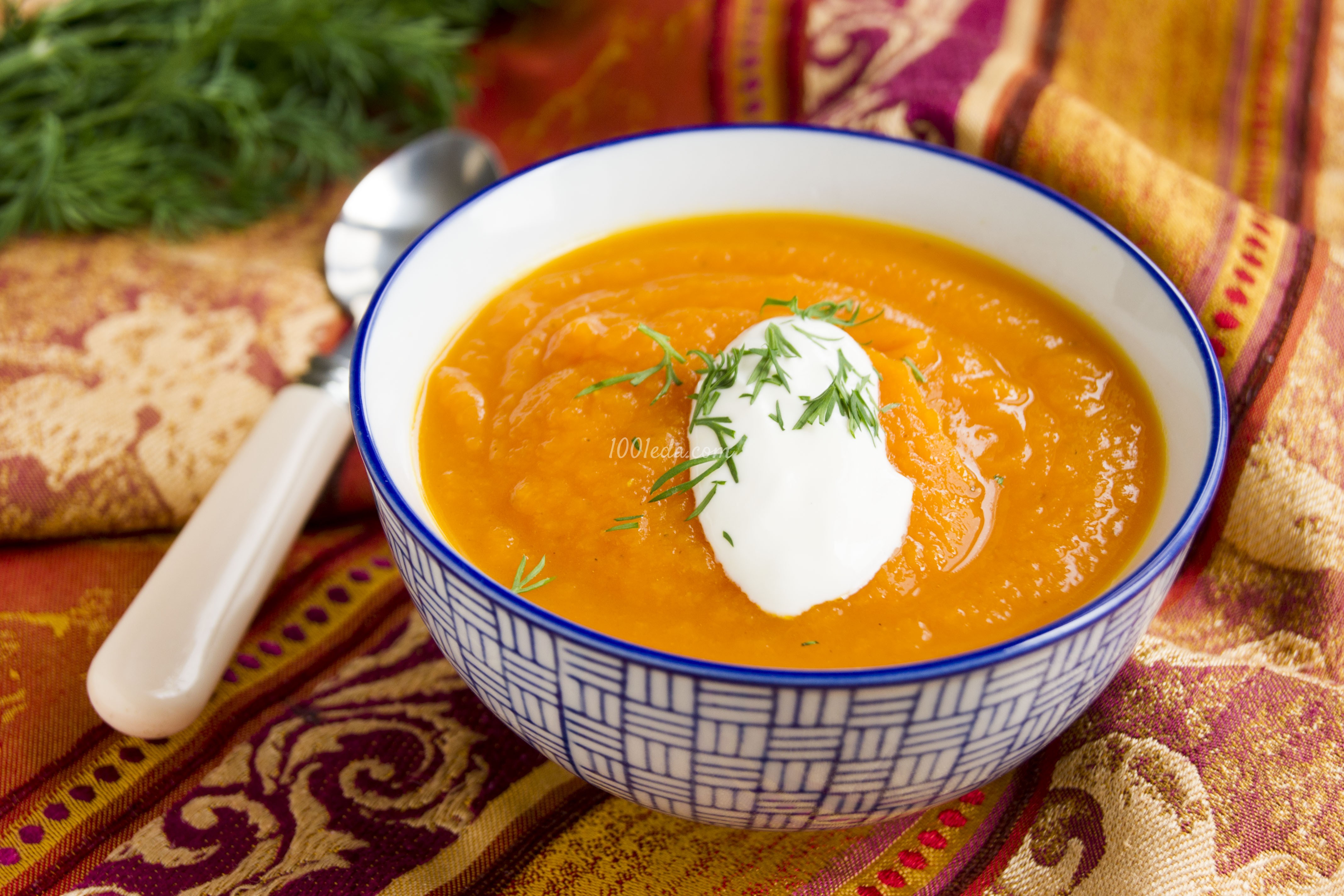 Бархатный суп-пюре из тыквы: рецепт с пошаговым фото - Овощной суп от .