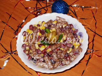 Простой салатик для новогодних праздников: рецепт с пошаговым фото