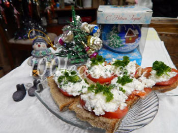 Творожная закуска с помидором: рецепт с пошаговым фото