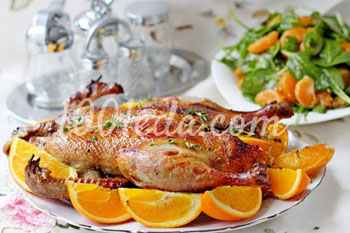 Утка с апельсинами: рецепт с пошаговым фото