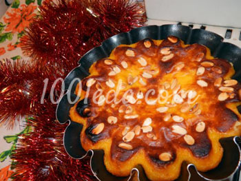 Рождественский тыквенный кекс с орехами