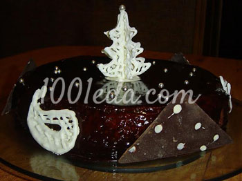 Шоколадный чизкейк Рождественская ночь: рецепт с пошаговым фото