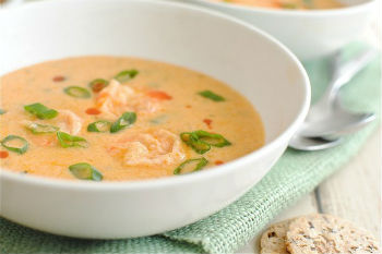 Рецепт сливочный суп с креветками рецепт с фото