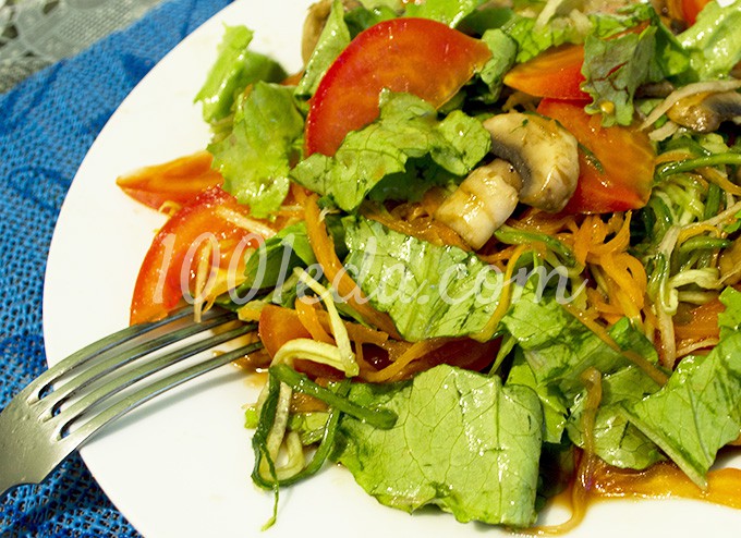 Диетический салат рецепт с фото пошагово