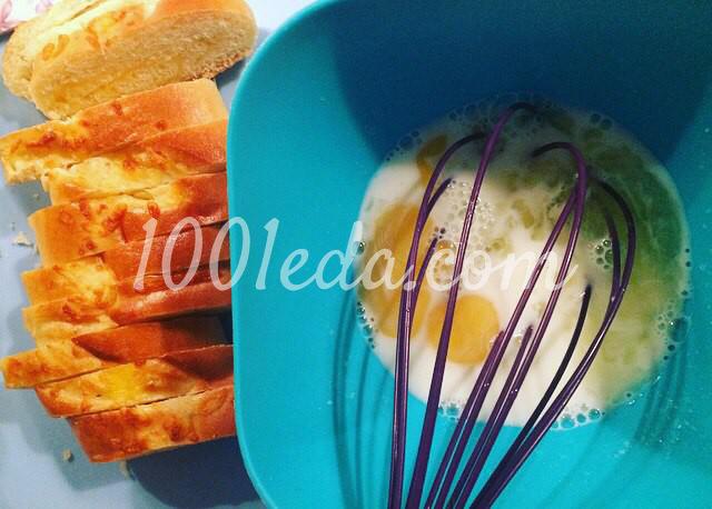 Быстрый завтрак Ванильные гренки: рецепт с пошаговым фото - Шаг №2