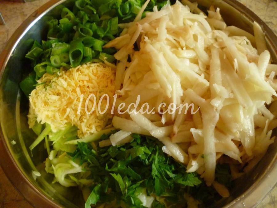 Кабачково-картофельные оладьи с сыром: пошаговый с фото - Шаг №1