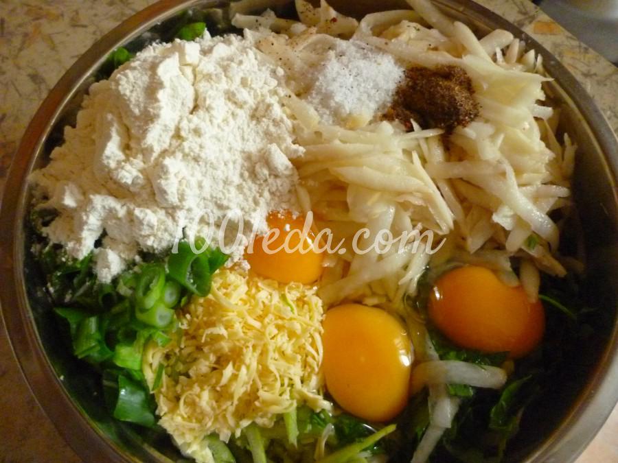 Кабачково-картофельные оладьи с сыром: пошаговый с фото - Шаг №2