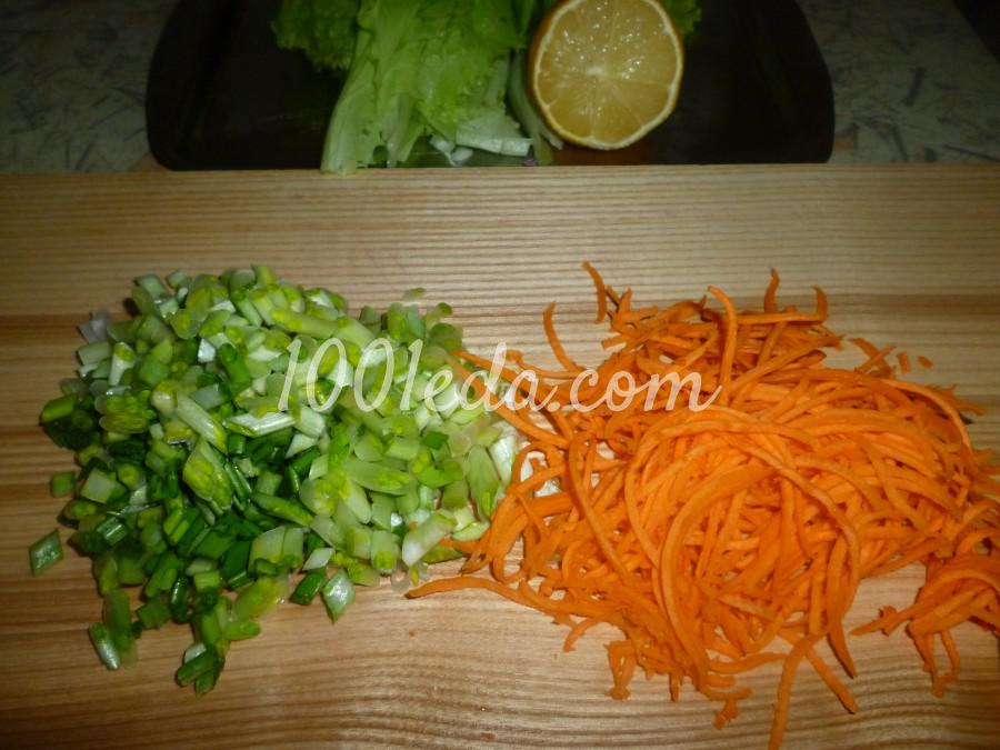 Капустный салат с черемшой: рецепт с пошаговым фото - Шаг №3