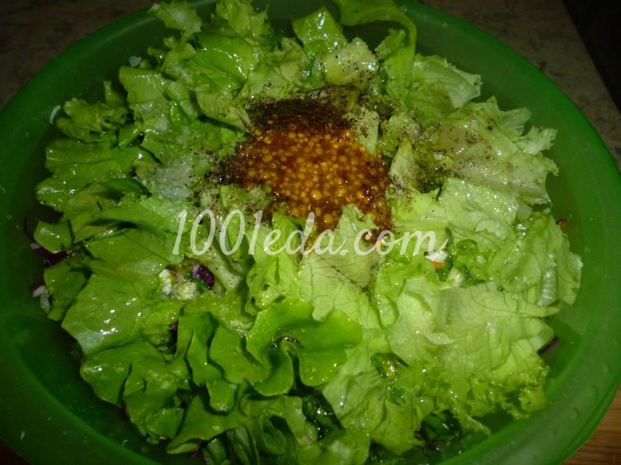 Капустный салат с черемшой: рецепт с пошаговым фото - Шаг №5