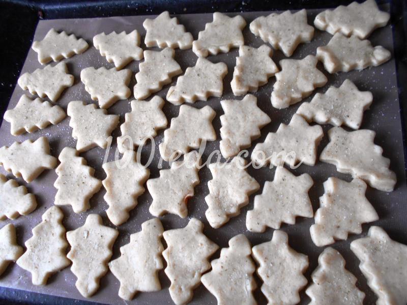 Новогоднее соленое печенье "Для старшеньких": пошаговое фото - Шаг №6