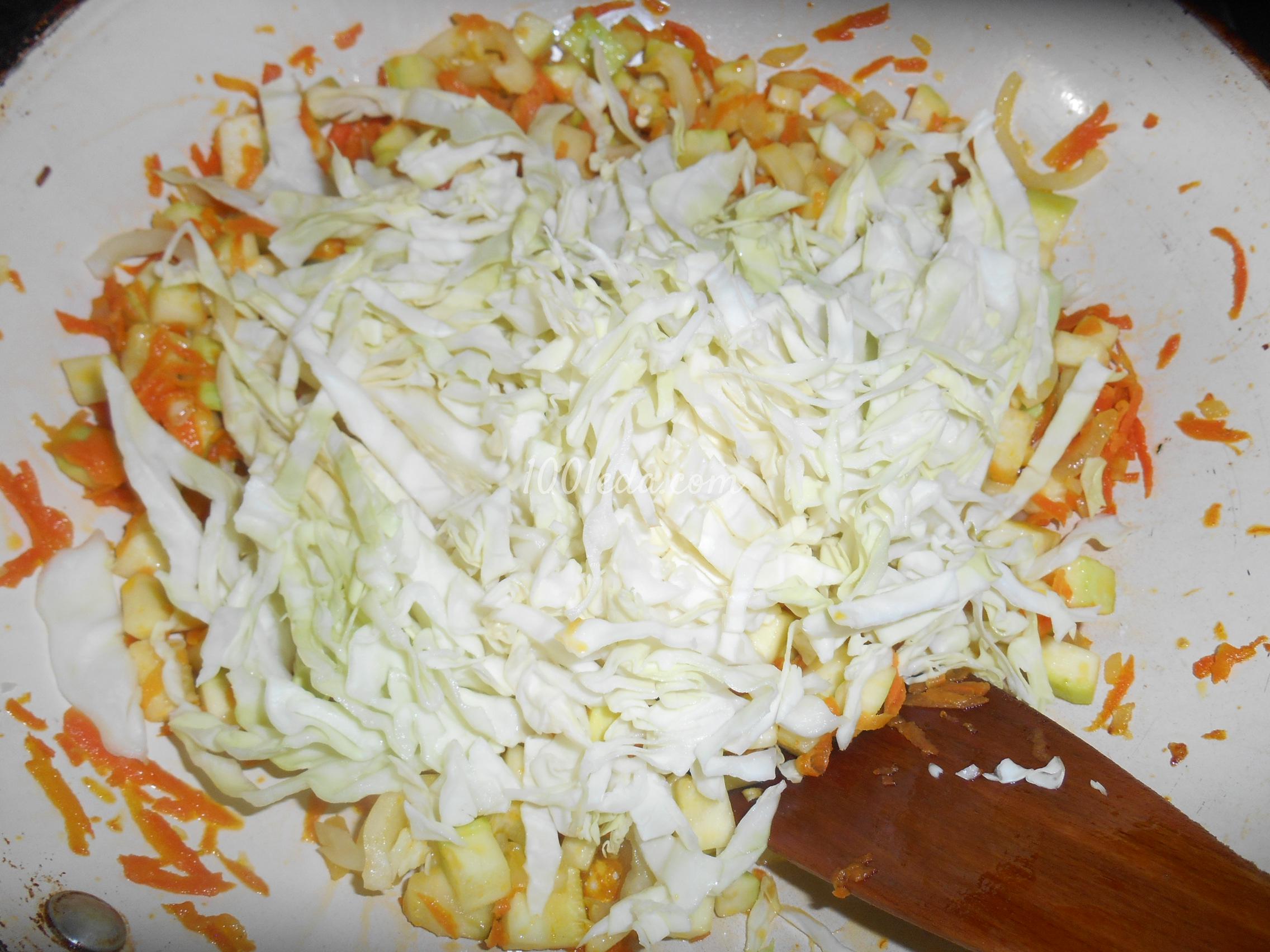 Овощное рагу с рисом и кабачками: рецепт с пошаговым фото - Шаг №10