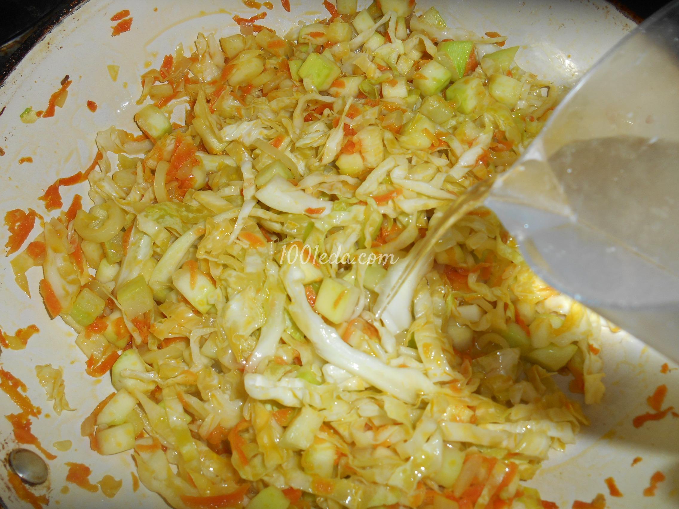 Овощное рагу с рисом и кабачками: рецепт с пошаговым фото - Шаг №11