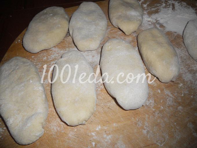 Постные жареные пирожки с картошкой: рецепт с пошаговым фото - Шаг №7