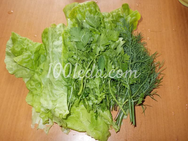 Салат из редиса с зеленью "Зеленая полянка": пошаговый с фото - Шаг №2