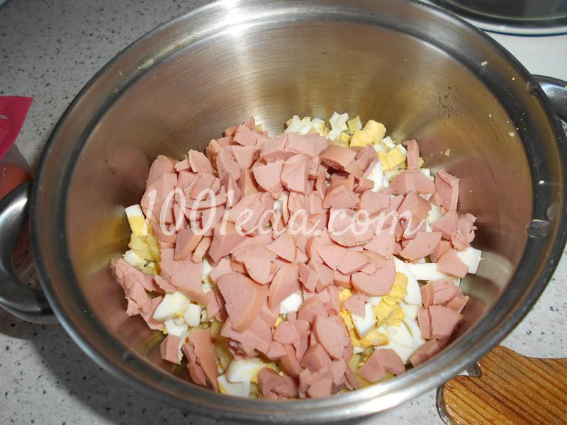 Вкусная окрошка на ряженке с сосисками: пошаговое фото - Шаг №1