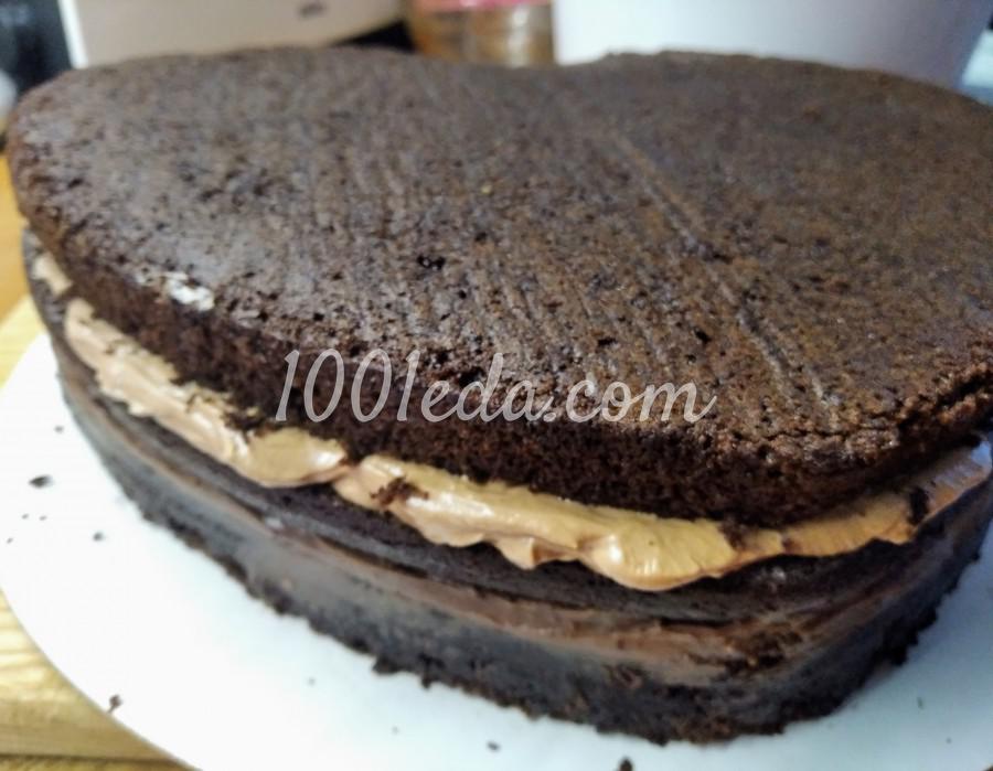 Вкусный домашний торт "Любовь в шоколаде": пошаговый с фото - Шаг №7