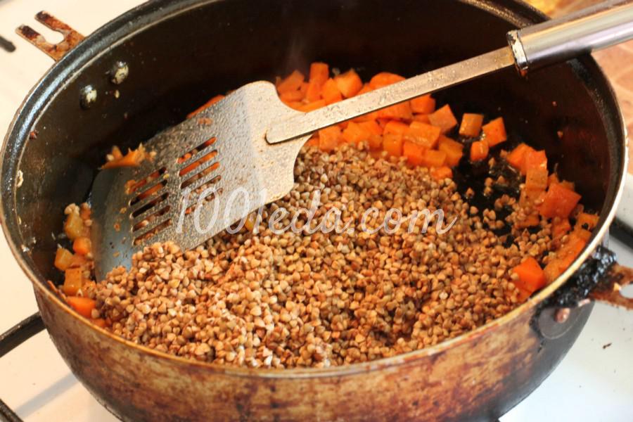 Гречневая каша с морковью и куриными бедрами в духовке: рецепт с пошаговым фото - Шаг №4