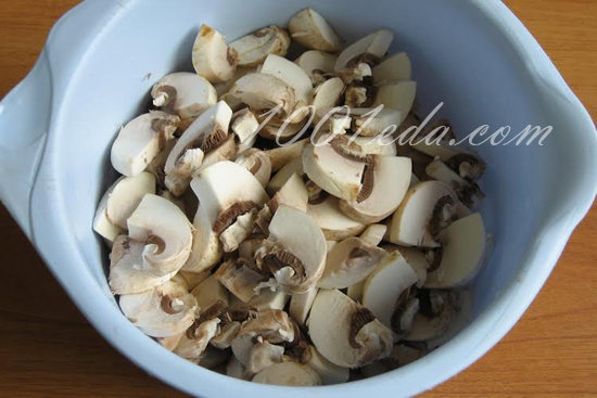 Жюльен с курицей и грибами по-домашнему: рецепт с пошаговым фото