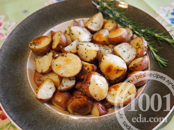 Жареный молодой картофель с розмарином: рецепт с пошаговым фото