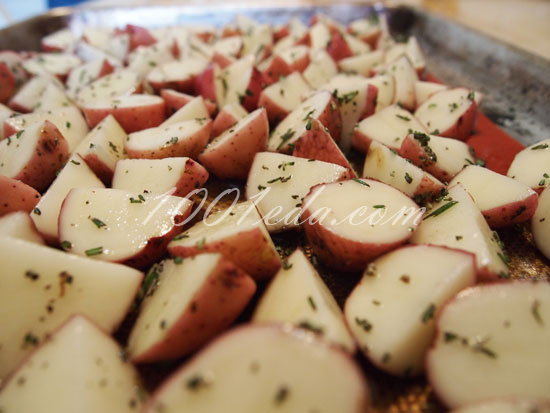 Жареный молодой картофель с розмарином: рецепт с пошаговым фото